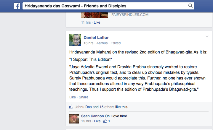 Rebuttal of Hridayananda Dasa Goswami’s Claims on the Book&nbsp;Changes