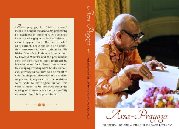 Arsa-Prayoga: Preserving Srila Prabhupada’s Legacy