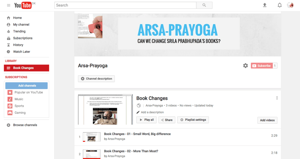 New Video Series on the Book&nbsp;Changes