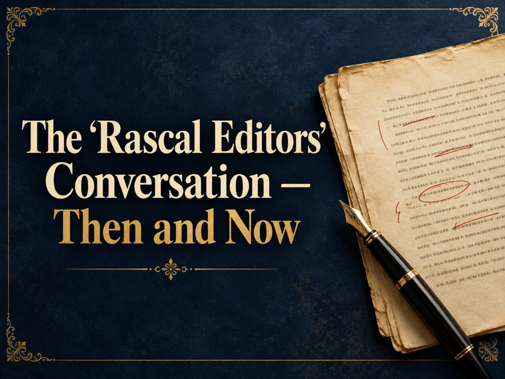 The “Rascal Editors” Conversation – Then and&nbsp;Now