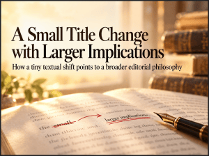 A Small Title Change with Larger Implications featured image
